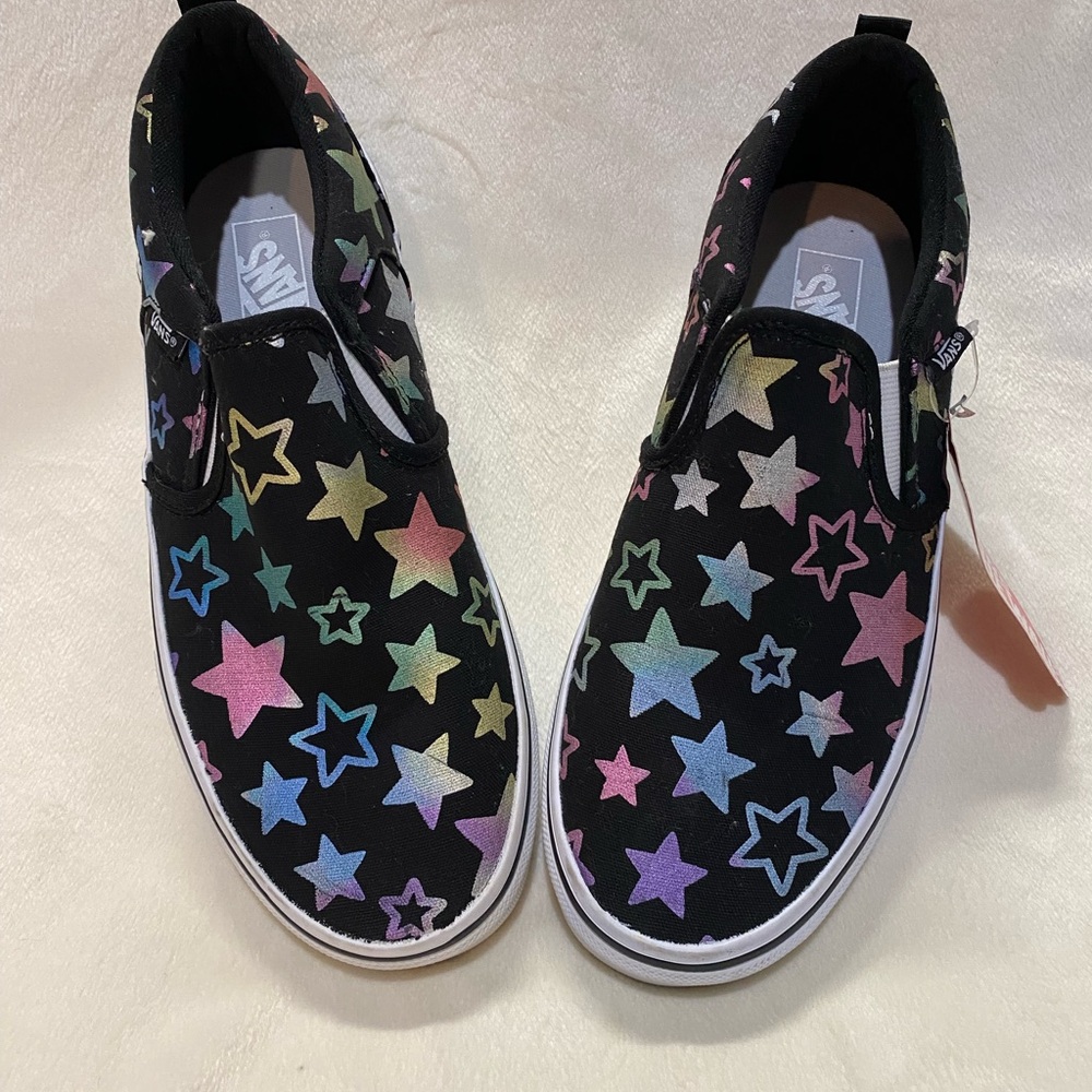 Vans Unisex Asher Foil Stars Sneaker New without Box
